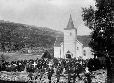 Eikefjord kyrkje 1913
